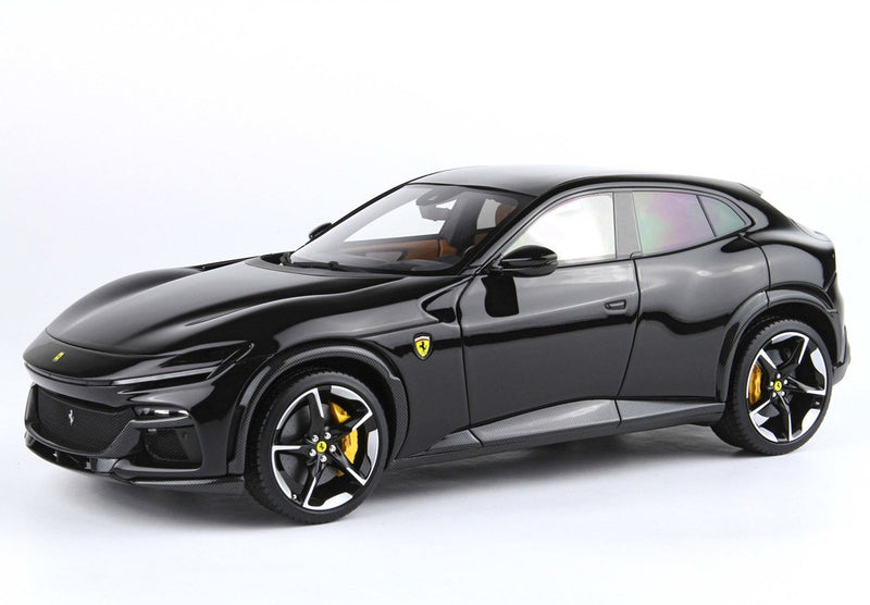 ギャラリービューアに画像をロードする, 【予約】Ferrari Purosangue パノラミックルーフ ネロプロサングエ レッドベース/ BBR 1/18 24台限定ミニカー
