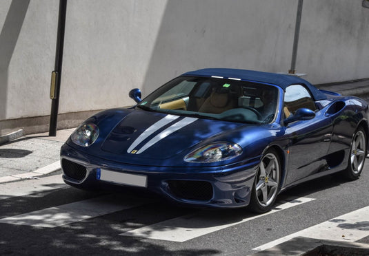 【予約】Ferrari 360 Modena Spider オートマチックギア ブルーマン ベージュ ホワイトストライプ/ BBR 1/18 20台限定ミニカー