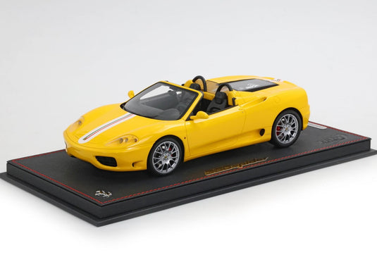 【予約】Ferrariフェラーリ 360 Modena Spider Giallo Modena Black Daytona 限定12台 / BBR 1/18 ミニカー