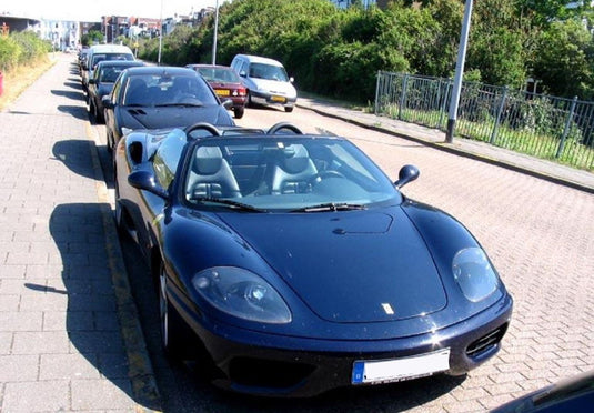 【予約】Ferrari 360 Modena Spider オートマチックギア ブルーマン ブラック チャレンジバックグリッド/ BBR 1/18 ミニカー