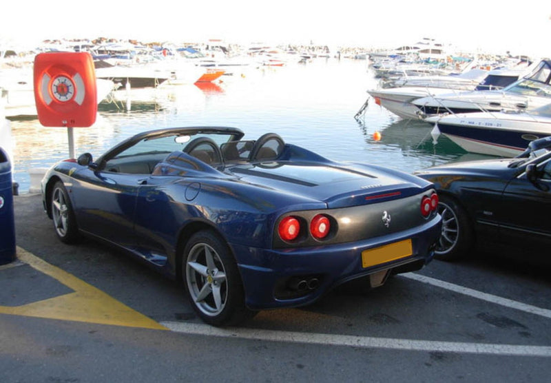 ギャラリービューアに画像をロードする, 【予約】Ferrari 360 Modena Spider オートマチックギア ブルーマン ブラック チャレンジバックグリッド/ BBR 1/18 ミニカー
