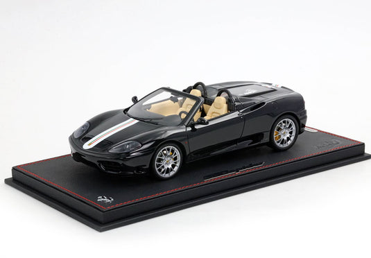 【予約】Ferrariフェラーリ 360 Modena Spider Gloss Black Cream Daytona Seats 限定8台 / BBR 1/18 ミニカー