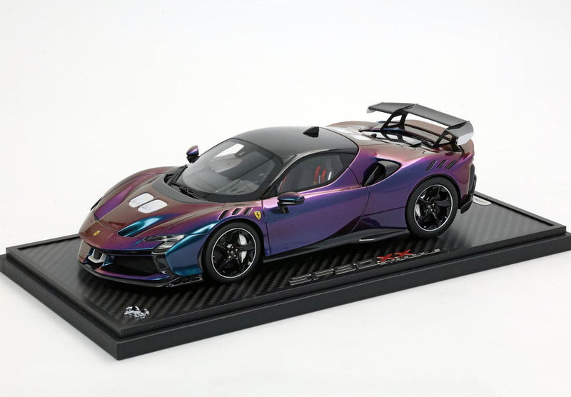 ギャラリービューアに画像をロードする, 【予約】Ferrari SF90 XX Stradale カメレオン＆ブラックルーフ/ BBR 1/18 15台限定ミニカー
