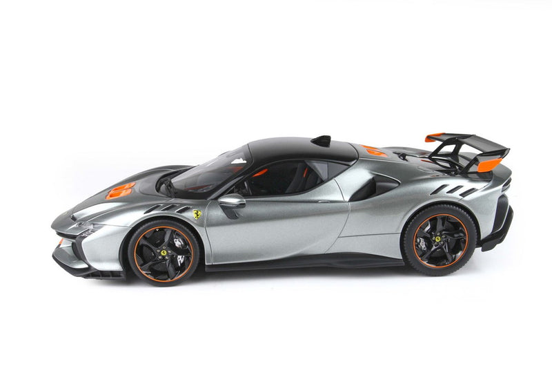 ギャラリービューアに画像をロードする, Ferrari SF90 XX Stradale グレイコンペティション ダイヤモンドポリッシュリム/ BBR 1/18 50台限定ミニカー
