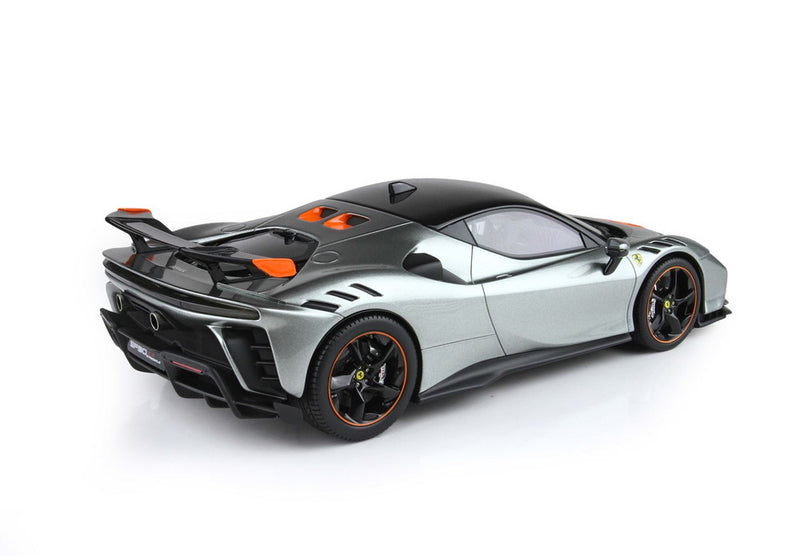 ギャラリービューアに画像をロードする, Ferrari SF90 XX Stradale グレイコンペティション ダイヤモンドポリッシュリム/ BBR 1/18 50台限定ミニカー
