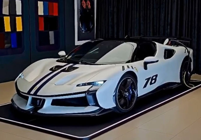 【予約】Ferrari SF90 XX Stradale イタリアホワイトマット/ BBR 1/18 ミニカー