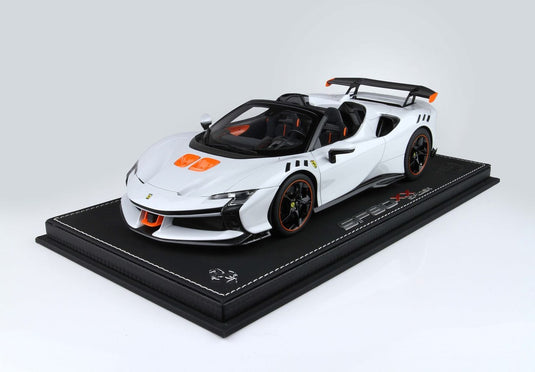 【予約】2027年発売予定 Ferrariフェラーリ SF90 XX Spider アークティックホワイト 50台限定 / BBR 1/18 ミニカー