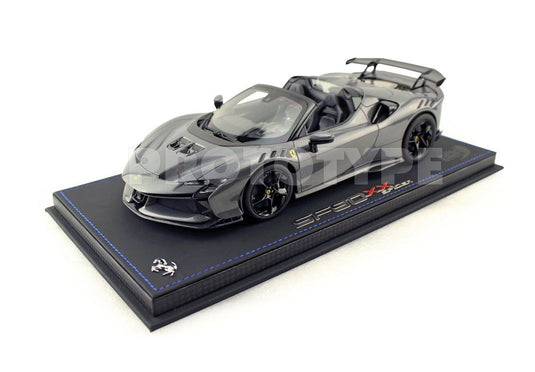 【予約】Ferrariフェラーリ SF90 XX Spider Metallic Gray / BBR 1/18 ミニカー