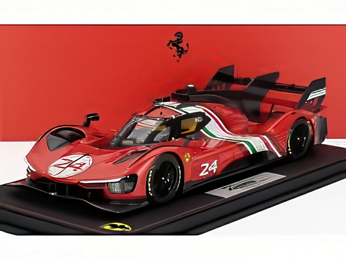 FERRARI 499P N24 MODIFICATA ローンチバージョン 2023 ディスプレイケース付 レッド ホワイト ブラック/ BBR 1/18 70台限定ミニカー