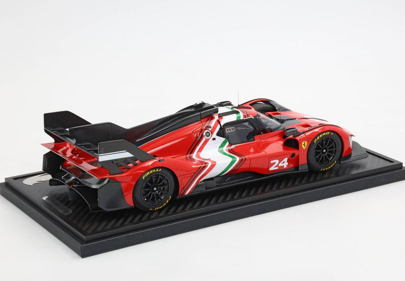 ギャラリービューアに画像をロードする, 【予約】Ferrari 499P Modified カーボンファイバーベース/ BBR 1/18 40台限定ミニカー
