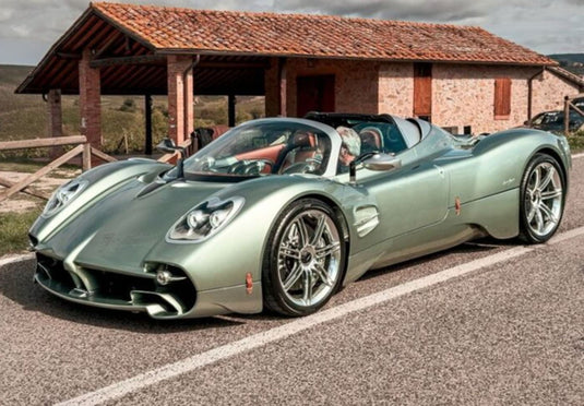 【予約】Paganiパガーニ Utopia Roadster Verde Mara オープンルーフ / BBR 1/18 ミニカー