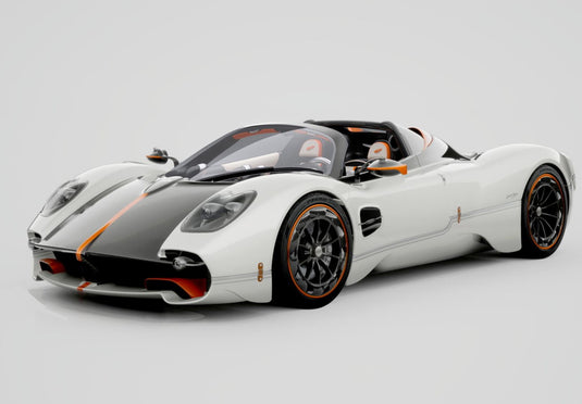 【予約】Paganiパガーニ Utopia Roadster Bianco Benny gloss open roof / BBR 1/18 ミニカー