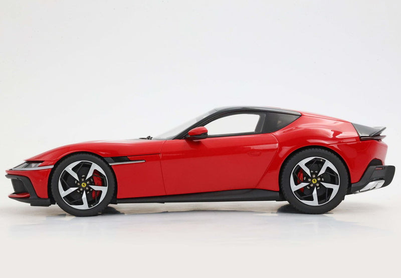 ギャラリービューアに画像をロードする, 【予約】2026年発売予定Ferrari 12Cilindri クーペ ロッソコルサ シルバーリム レッドブレーキ/ BBR 1/18 ミニカー
