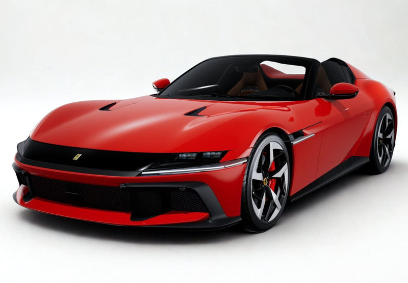 ギャラリービューアに画像をロードする, 【予約】Ferrariフェラーリ 12Cilindri Spider Red Corsa Terra antica interior color / BBR 1/18 ミニカー
