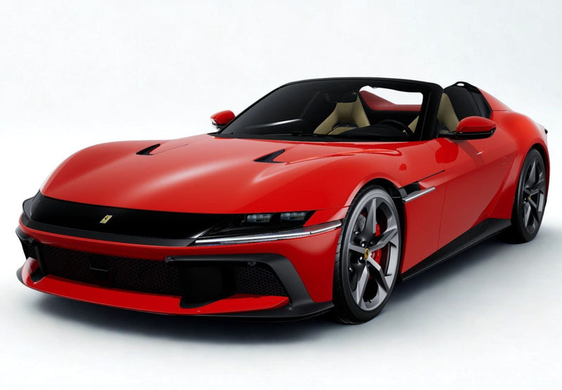 ギャラリービューアに画像をロードする, 【予約】Ferrariフェラーリ 12Cilindri Spider Red Corsa Beige Lucania interior color / BBR 1/18 ミニカー
