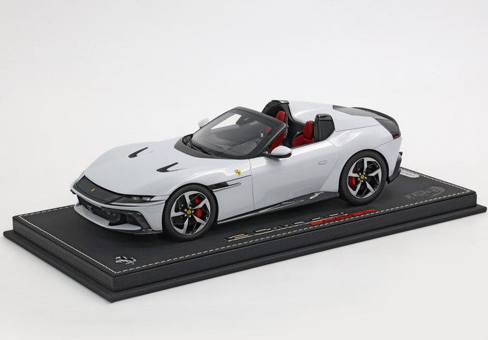 Ferrari 12Cilindri Spider アークティックホワイト シルバー グロスブラックホイール/ BBR 1/18 24台限定ミニカー
