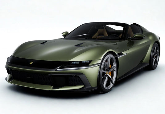 【予約】Ferrariフェラーリ 12Cilindri Spider Tuscany Green matt black details / BBR 1/18 ミニカー
