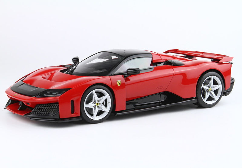 ギャラリービューアに画像をロードする, 【予約】Ferrari F80 ロッソコルサ シルバーホイール/ BBR 1/18 500台限定ミニカー
