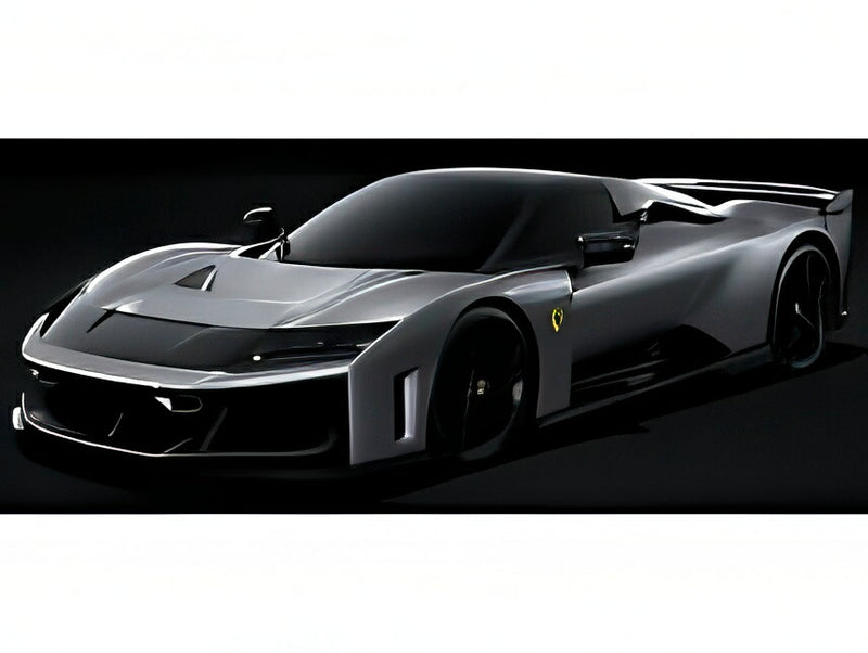 ギャラリービューアに画像をロードする, 【予約】Ferrari F80 カーボンオプション グロッシーアルミニウム カーボンホイール/ BBR 1/18 ミニカー
