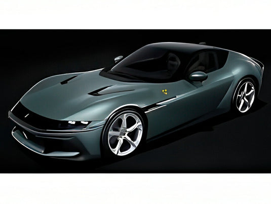 FERRARI 12チリンドリ V12 830cv パノラミックルーフ 2024 チェレステトレビ ライトブルーメタリック/ BBR 1/18 48台限定ミニカー