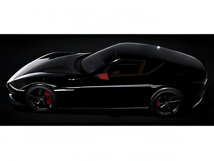 FERRARI 12CILINDRI V12 パノラミックルーフ 2024 ケース付 ネロオパコ マットブラック/ BBR 1/18 48台限定ミニカー