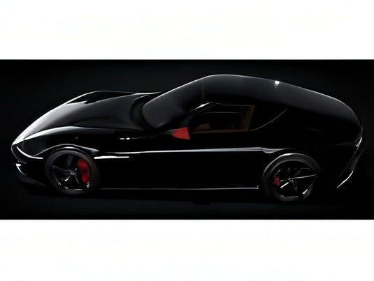 FERRARI 12CILINDRI V12 パノラミックルーフ 2024 ケース付 ネロオパコ マットブラック/ BBR 1/18 48台限定ミニカー