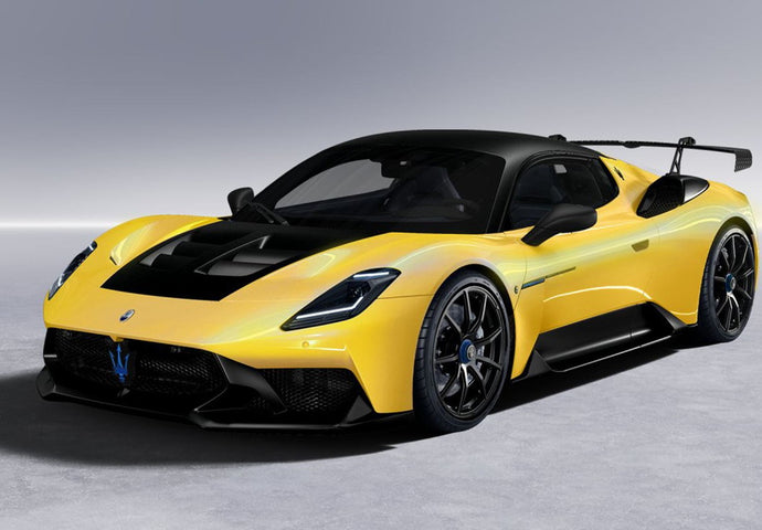 【予約】2026年発売予定MASERATI GT2 ストラダーレ ジャッロジェニオ シルバーブレーキ / BBR 1/18 ミニカー