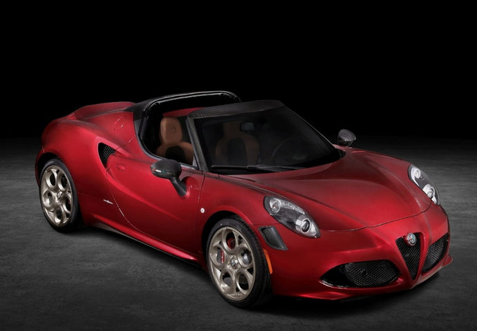 【予約】Alfa Romeo 4C Spider 33 Stradale Tribute ロッソヴィラデステ/ BBR 1/18 ミニカー