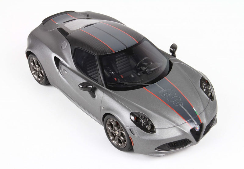 ギャラリービューアに画像をロードする, 【予約】Alfa Romeo 4C Competizione グリージョヴェスヴィオオパコ/ BBR 1/18 108台限定ミニカー
