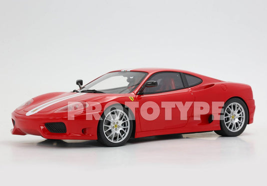 【予約】Ferrari 360 Challenge Stradale ロッソコルサ イタリアンストライプ/ BBR 1/18 ミニカー