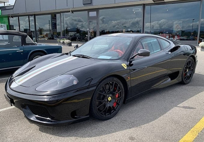 【予約】Ferrari 360 チャレンジストラダーレ ネロDS イタリア国旗/ BBR 1/18 ミニカー