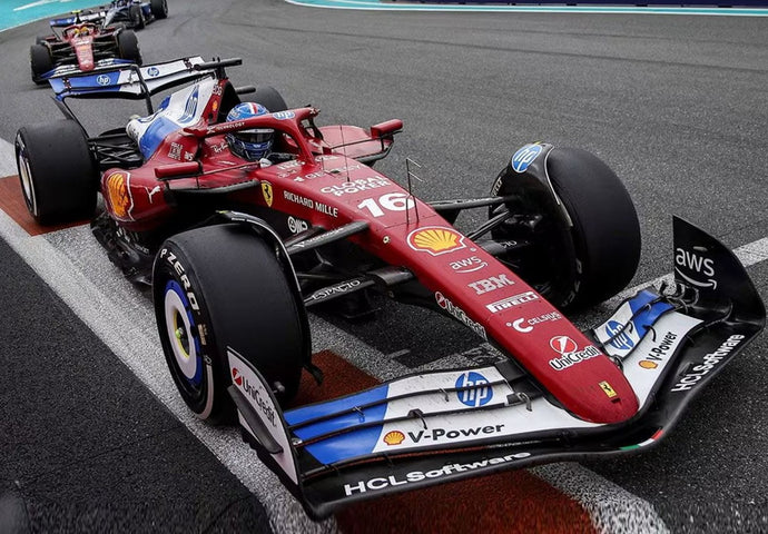 【予約】Ferrari SF25 F1 マイアミGP 特別リバリー ラグジュアリーパック シャルルルクレール 68台限定/ BBR 1/18 ミニカー