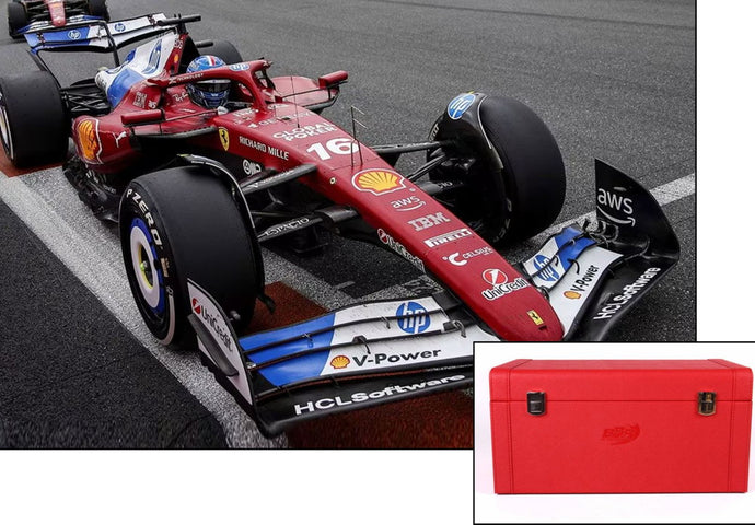 【予約】Ferrari SF25 F1 マイアミGP スペシャルリバリー スペシャルボックス Charles Leclerc/ BBR 1/18 16台限定ミニカー