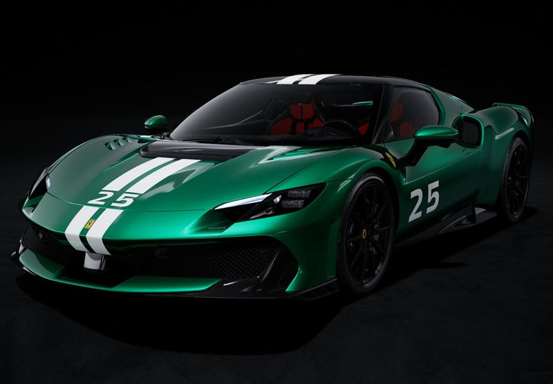 ギャラリービューアに画像をロードする, 【予約】Ferrari 296 Speciale ショーカー ヴェルデニュルブルクリンク リバリー/ BBR 1/18 ミニカー
