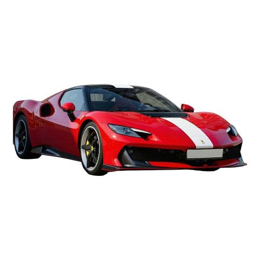 【予約】2027年発売予定 Ferrariフェラーリ 296 スペチアーレ 2025 ロッソコルサ ホワイトストライプ ショーケース付 / BBR 1/18 ミニカー