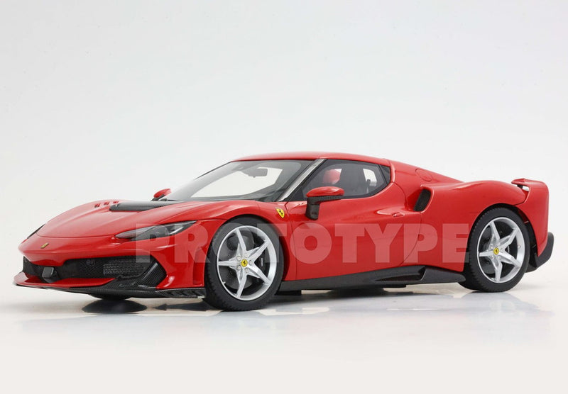 ギャラリービューアに画像をロードする, 【予約】Ferrari 296 Speciale ロッソコルサ/ BBR 1/18 ミニカー
