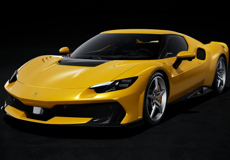 ギャラリービューアに画像をロードする, 【予約】Ferrari 296 Speciale ジャッロトリストラート/ BBR 1/18 ミニカー
