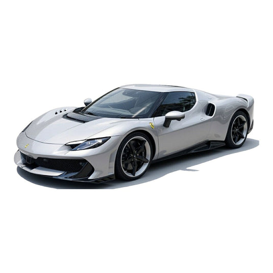 【予約】2027年発売予定 Ferrariフェラーリ 296 SPECIALE 2025 シルバーニュルブルクリンク ディスプレイケース付 / BBR 1/18 ミニカー