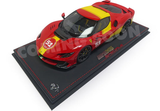 【予約】Ferrariフェラーリ 296 Speciale 499P 2024 Livery race N 51 / BBR 1/18 ミニカー