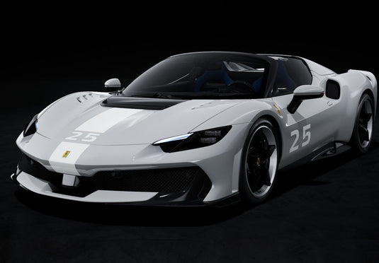 【予約】Ferrari 296 Speciale A グリージョスクアーロ ストライプ/ BBR 1/18 ミニカー