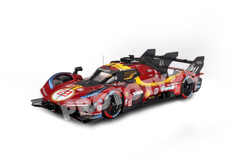 ギャラリービューアに画像をロードする, 【予約】Ferrari 499P N. 51 24h ルマン 2025 ドライバー ピエールグイディ ジョヴィナッツィ カラド/ BBR 1/18 20台限定ミニカー
