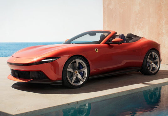 【予約】Ferrariフェラーリ Amalfi spider Rosso Tramonto / BBR 1/18 ミニカー