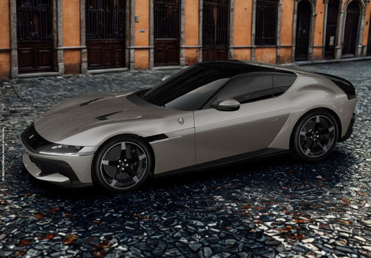 【予約】Ferrariフェラーリ 12Cilindri Manuale Grigio Ingrid Panoramic Roof / BBR 1/18 ミニカー