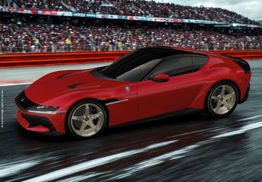 【予約】Ferrariフェラーリ 12Cilindri Manuale Rosso Corsa Panoramic Roof / BBR 1/18 ミニカー