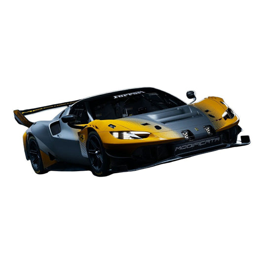 【予約】2027年発売予定 Ferrariフェラーリ 296 GT Modificata ローンチバージョン 2026 イエロー/グレー 限定版 ショーケース付き / BBR 1/18 ミニカー