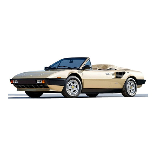 【予約】2027年発売予定 Ferrariフェラーリ Mondialモンディアル Quattrovalvoleカブリオレ 1982 ライトゴールド 限定版 / BBR 1/18 ミニカー