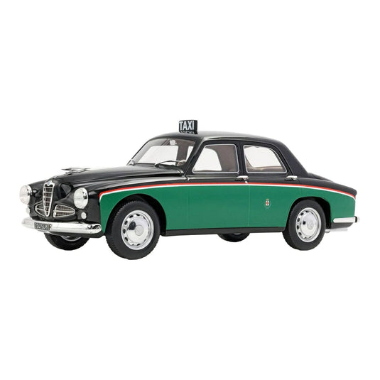 【予約】2026年発売予定 Alfa Romeoアルファロメオ 1900 Ti タクシー ミラノ 1950 グリーン/ブラック / BBR 1/18 ミニカー