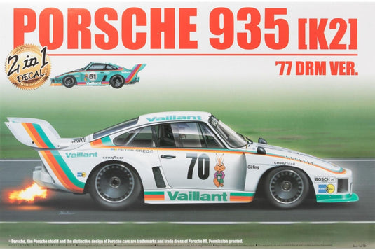 Porscheポルシェ 935 K2 77 DRM Ver No.70 組み立てプラモキット模型 カーモデル /Beemax 1/24