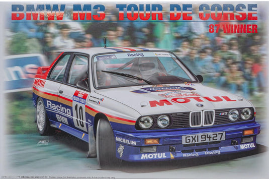 BMW M3 E30 1987 Tour de Corse Rally Winner 組み立てプラモキット模型 カーモデル /Beemax 1/24