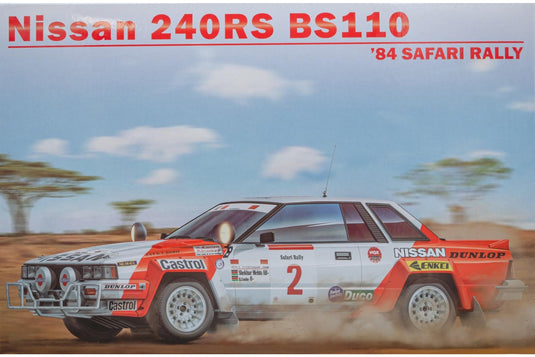 Nissan 240RS BS110 1984 Safari Rally 組み立てプラモキット模型 カーモデル /Beemax 1/24